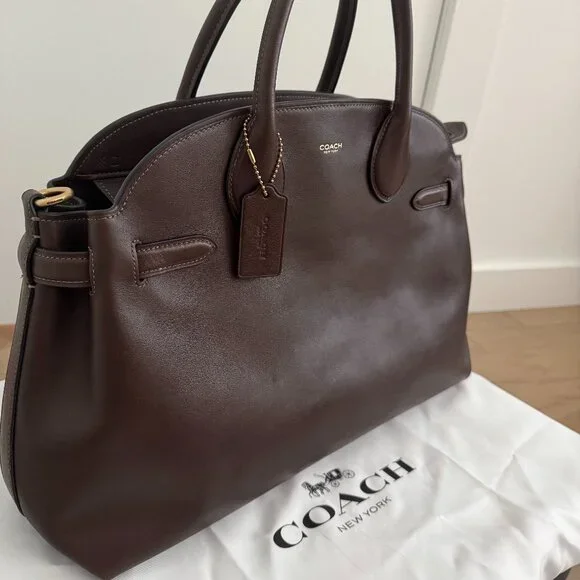 Coach Soft Empire Carryall Bag 40 Brown - Picture 3 of 14
